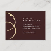 Carte De Visite Tige Chic (Dos)