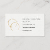 Carte De Visite Tige Chic (Dos)