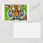 Carte De Visite Tigre (Devant / Derrière)