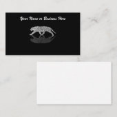 CARTE DE VISITE TIGRE DE DISCRÉTION (Devant / Derrière)