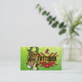 Carte De Visite Tigre de Tattooer (Debout devant)