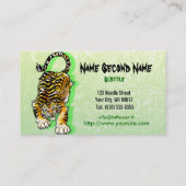 Carte De Visite Tigre de Tattooer (Dos)