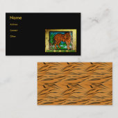 Carte De Visite Tigre d'or (Devant / Derrière)