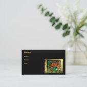 Carte De Visite Tigre d'or (Debout devant)
