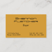 Carte De Visite Tigresse de dentelle (Dos)