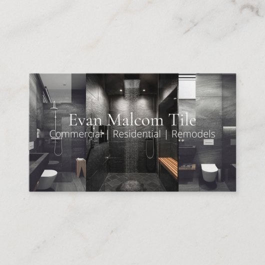 Carte De Visite Tile Business Card (Devant)
