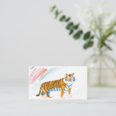 Carte De Visite Timbre en papier (Debout devant)