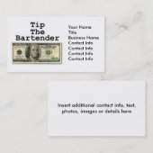 Carte de visite - TIP le BARMAN ! (Devant / Derrière)