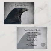Carte De Visite Tir de charme de Raven (Devant / Derrière)