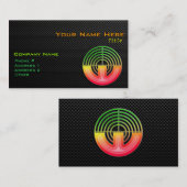 Carte De Visite Tir lisse de sport (Devant / Derrière)