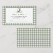 Carte De Visite Tirage de couche pour canard (Devant / Derrière)