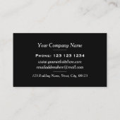 Carte De Visite Tirage gras multicolore (Dos)