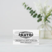 Carte De Visite Tire and Wheel Service | Auto Tech (Debout devant)