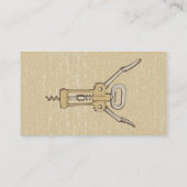 Carte De Visite Tire-bouchon (Dos)