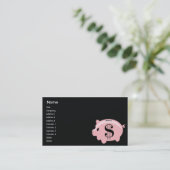 Carte De Visite Tirelire - affaires (Debout devant)