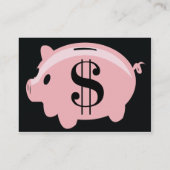 Carte De Visite Tirelire - potelée (Dos)