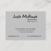 Carte De Visite "Tirette" - cousant, couturière, ouvrière (Dos)