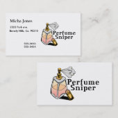 Carte De Visite Tireur isolé de parfum (Devant / Derrière)