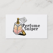 Carte De Visite Tireur isolé de parfum (Dos)