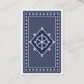 Carte De Visite Tisonnier noir d'as de pelle (Dos)