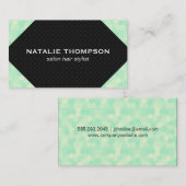 Carte De Visite Tissés et polygones (Devant / Derrière)