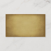 Carte De Visite Tissu africain vintage de boue (Dos)