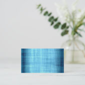 Carte De Visite Tissu bleu fané (Debout devant)