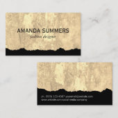 Carte De Visite Tissu désossé (Devant / Derrière)