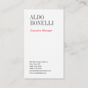 Carte De Visite Tissu minimaliste moderne professionnel simple