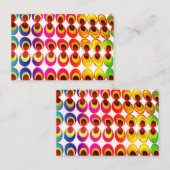 Carte De Visite Tissu psychédélique (Devant / Derrière)