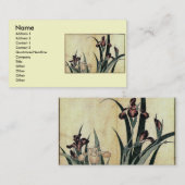 Carte De Visite Tissu Ukiyo-e de Katsushika Hokusai Imprimer : Iri (Devant / Derrière)