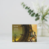 Carte De Visite TITAN DANS LE DÉSERT DE L'HYPERION / Réflexions (Debout devant)