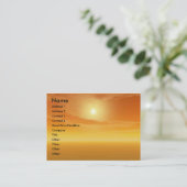 Carte De Visite TITAN DANS LE DÉSERT DE L'HYPERION / Réflexions (Debout devant)