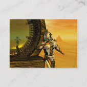 Carte De Visite TITAN DANS LE DÉSERT DE L'HYPERION / Réflexions (Dos)