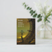 Carte De Visite TITAN DANS LE DÉSERT DE L'HYPERION / Réflexions (Debout devant)