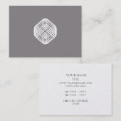 Carte De Visite Titane - fil sophistiqué (Devant / Derrière)