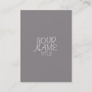 Carte De Visite Titane Freehand simple