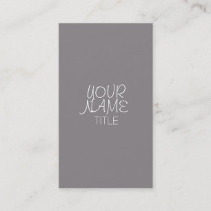 Carte De Visite Titane Freehand simple