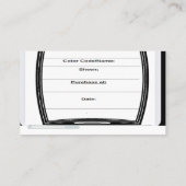 Carte De Visite To do daily card (Dos)