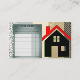 Carte De Visite To do daily card