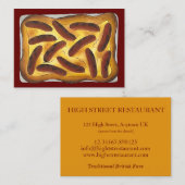 Carte De Visite Toad in the Hole British Pub Restaurant Restaurati (Devant / Derrière)