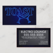 Carte De Visite toast : salon électro (Devant / Derrière)
