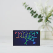 Carte De Visite toast : salon électro (Debout devant)