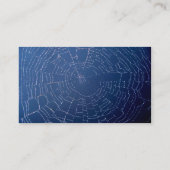 Carte De Visite Toile d'araignée (Dos)