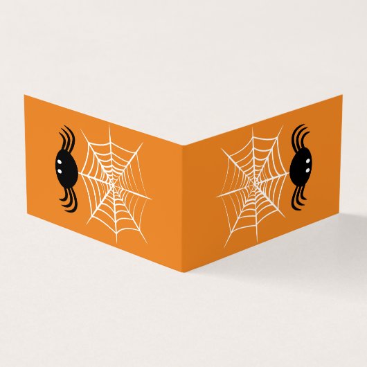 Carte De Visite Toile d'araignée Halloween (Extérieur)