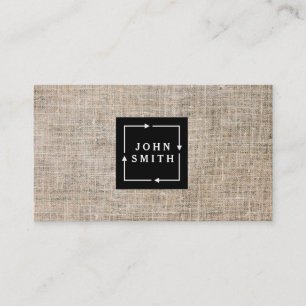 Carte De Visite Toile vintage moderne
