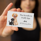 Carte De Visite Toilettage de chien
