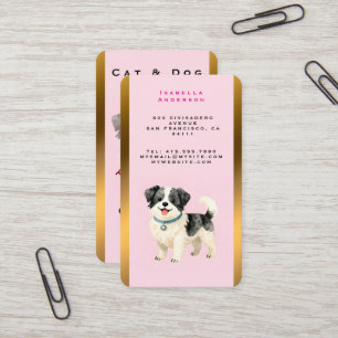 Carte De Visite Toilettage de chien Collection moderne personnalis