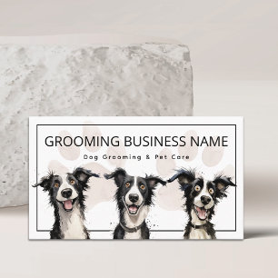 Carte De Visite Toilettage de chiens mignons & Soins pour animaux