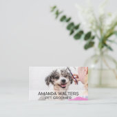Carte De Visite Toiletteur pour Animaux | Coupe de Cheveux pour Ch (Debout devant)